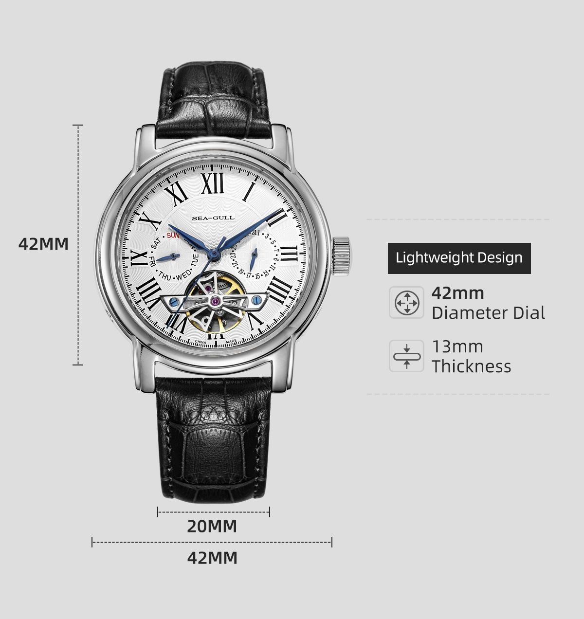 Автоматичен часовник Seagull D819.622
