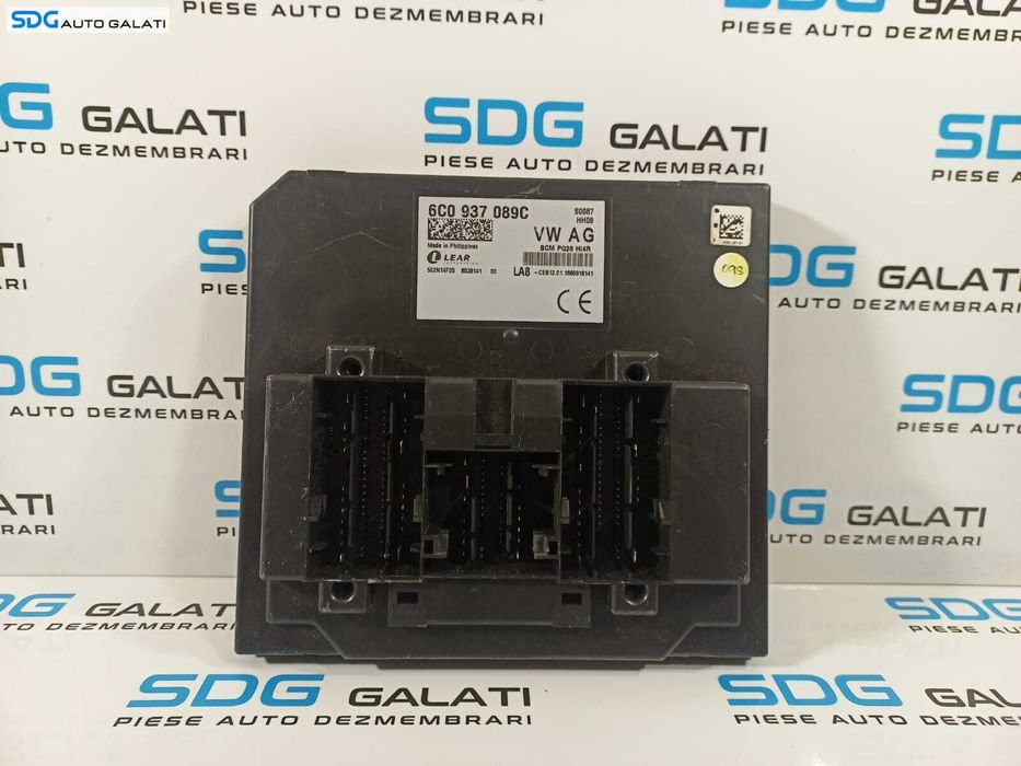 Unitate Modul Calculator Confort Comfort BCM Skoda Fabia 3 2015 - 2022 Cod 6C0937089C [L1822]