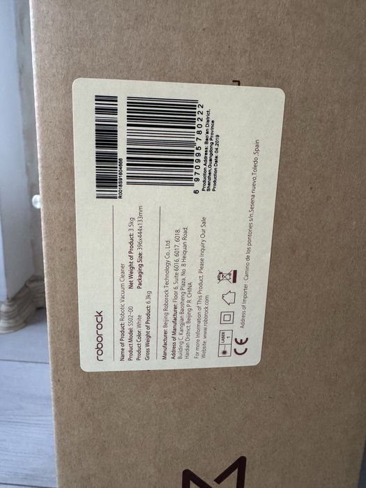 Robot de aspirare Roborock 2 S50, 14.4 V, Mop, Autonomie 2h, WiFi, Alb