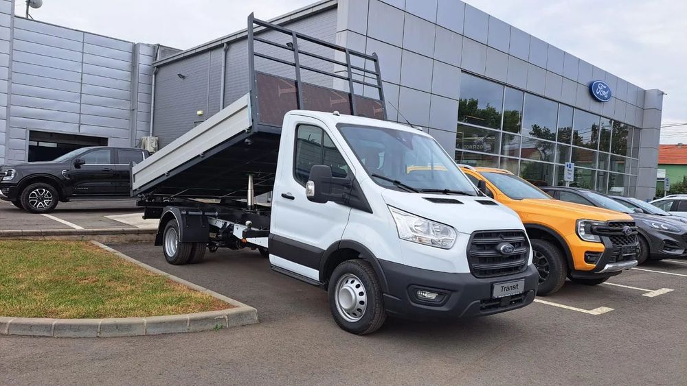 Ford NEW TRANSIT S-CAB L3 RWD BASCULABIL TRI-LATERAL Livrare din STOC / Basculabila Tri Lateral / Roti DUBLE / Climatronic