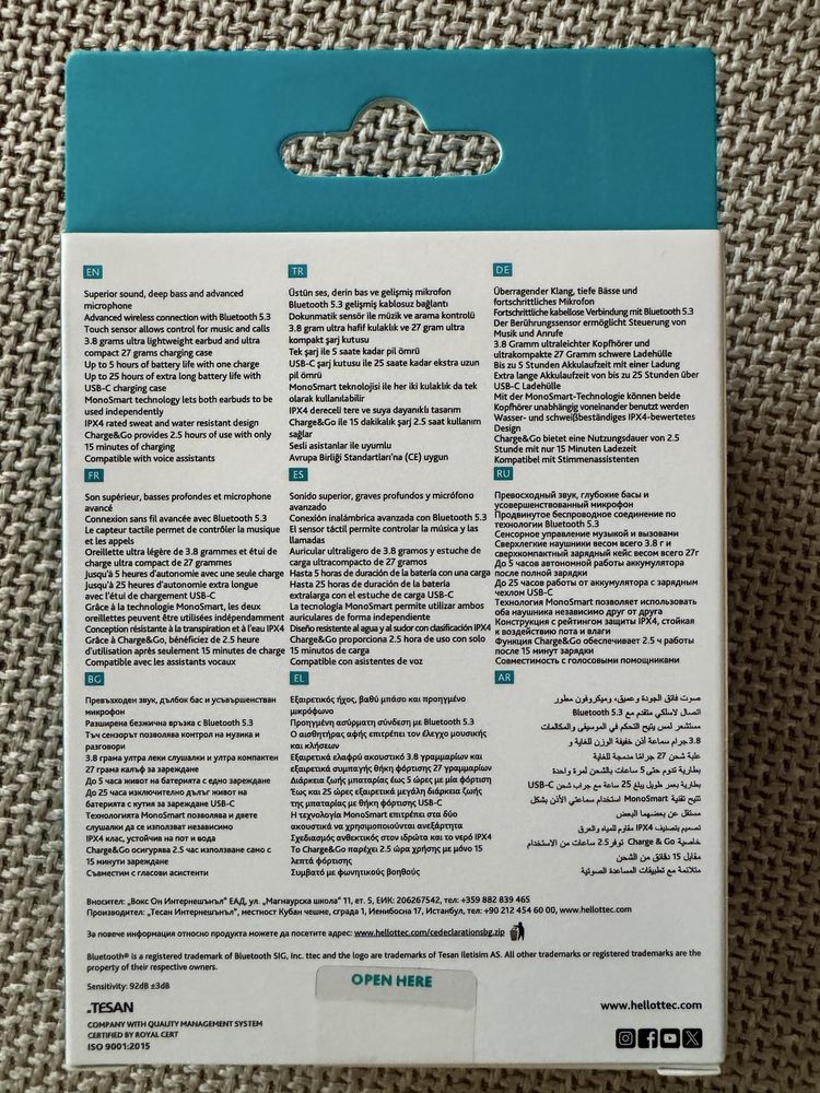 Безжични Слушалки TTEC Mode