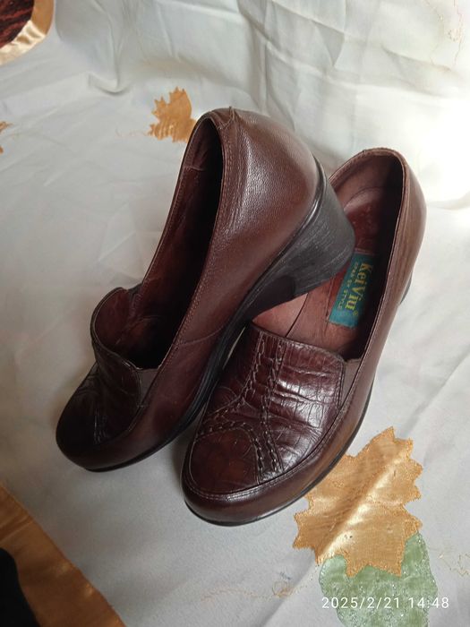 Туфли женские кожаные