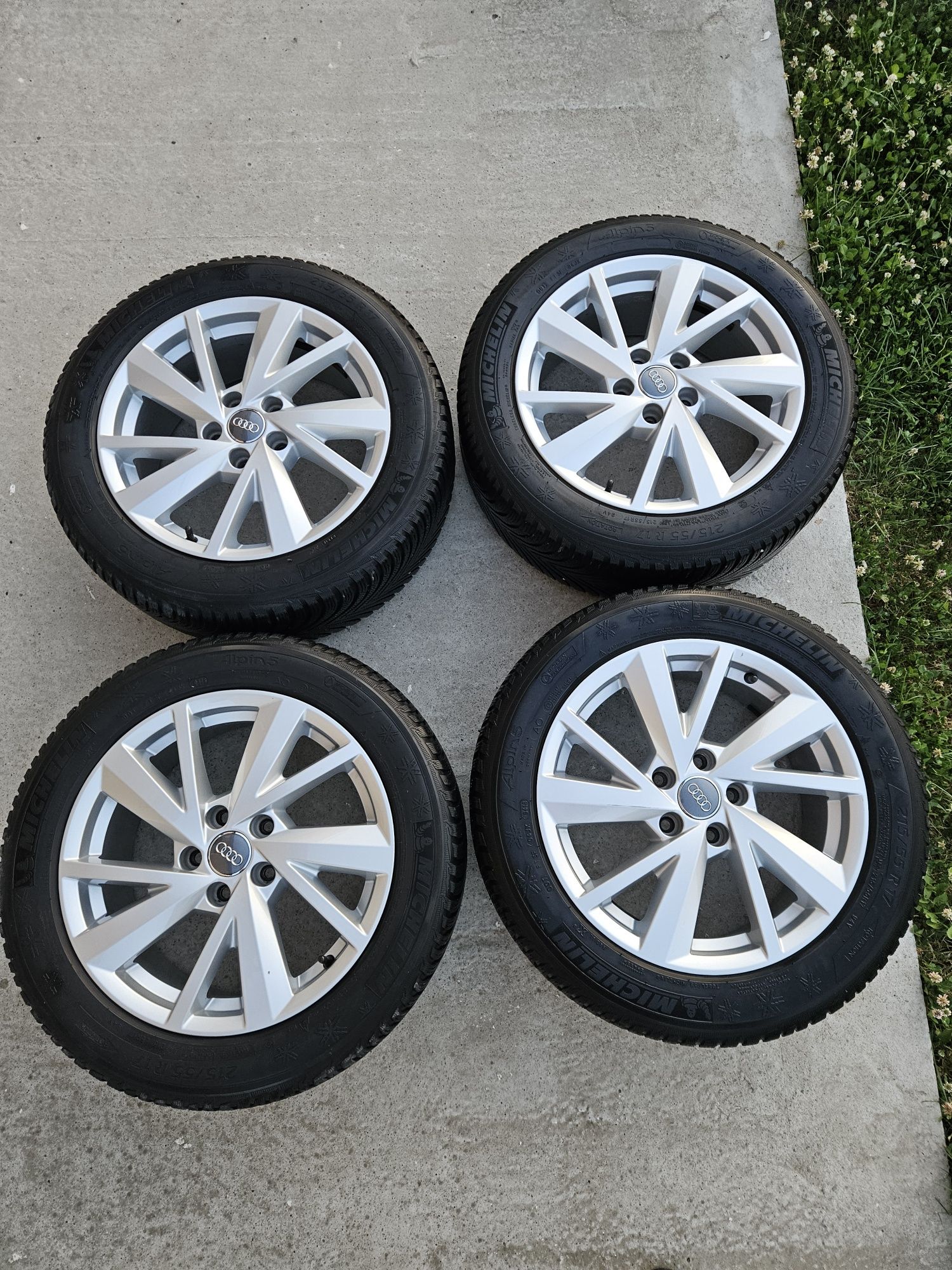 Jante aluminiu originale Audi 17 inch