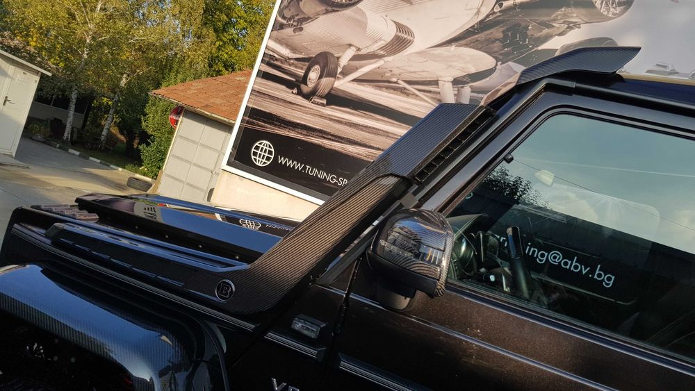 Карбон шнорхел за Mercedes G-class G350 G400 G500 G63 AMG