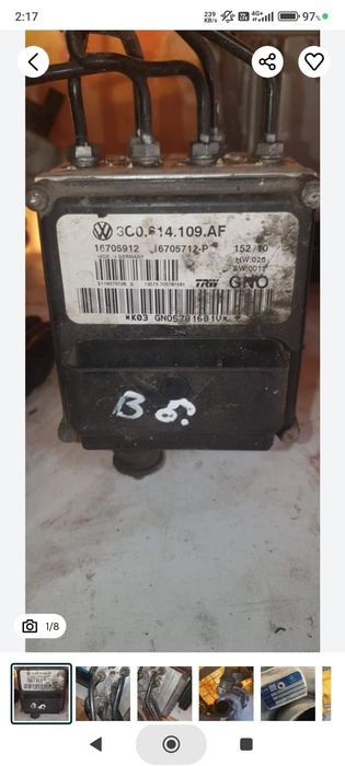 Modul pompa abs Passat B6 2.0 cbdc euro 5 turbina pompa frana b6 e5