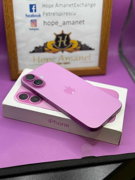 HOPE AMANET P2 - Iphone 16 / 256GB / Bat 100% /  48 Cicluri