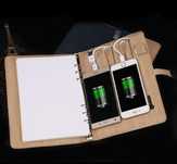 Ежедневник дневник блокнот с power bank Флешка размером на 8 Гб