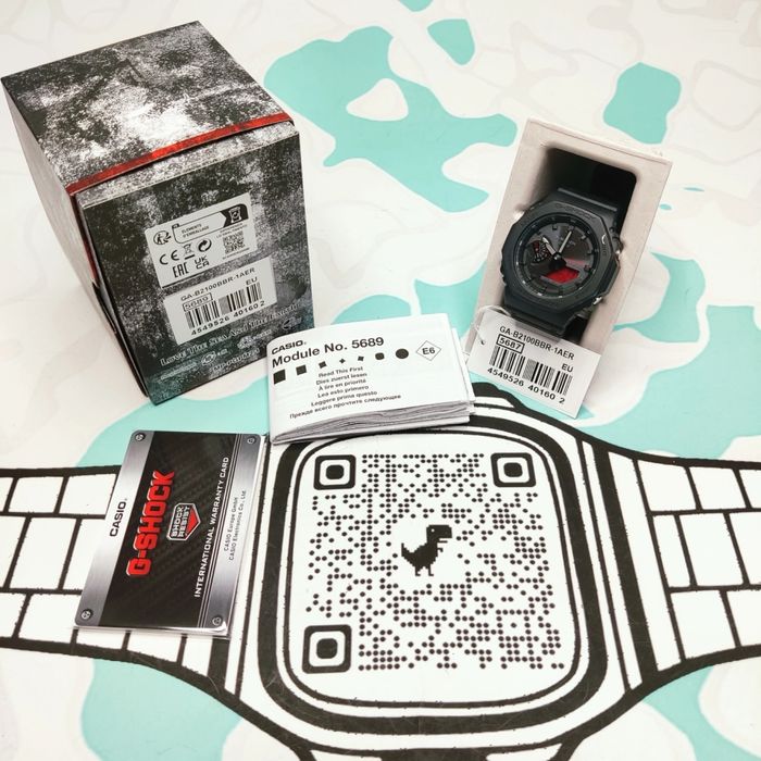 Наручные часы Casio G-shock solar bluetooth GA-B2100BBR-1A