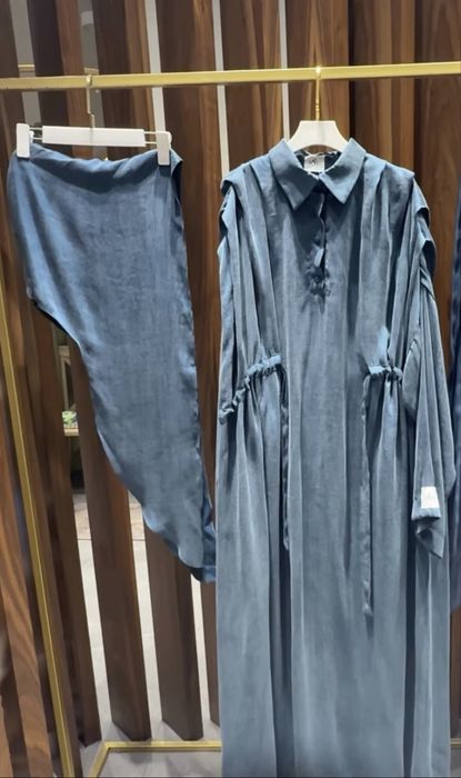 Платье с шарфом от Казахстанского бренда