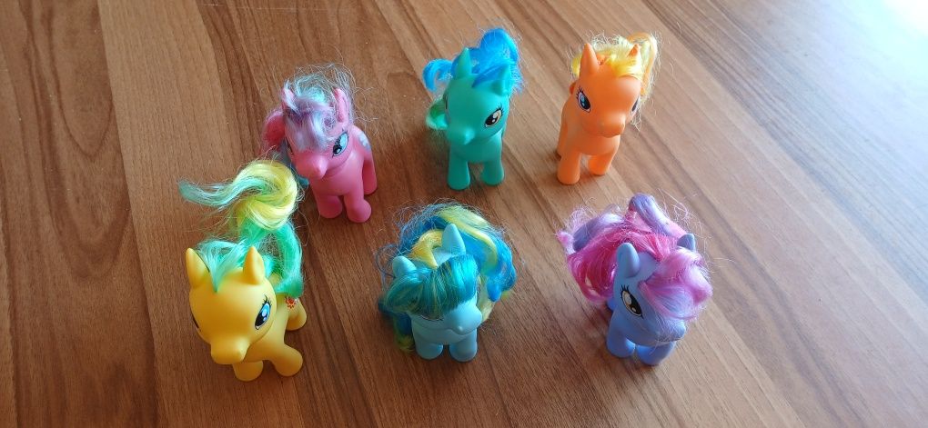 MY LITTLE PONY ЛОТ Понита 6 броя Играчки за Момиче