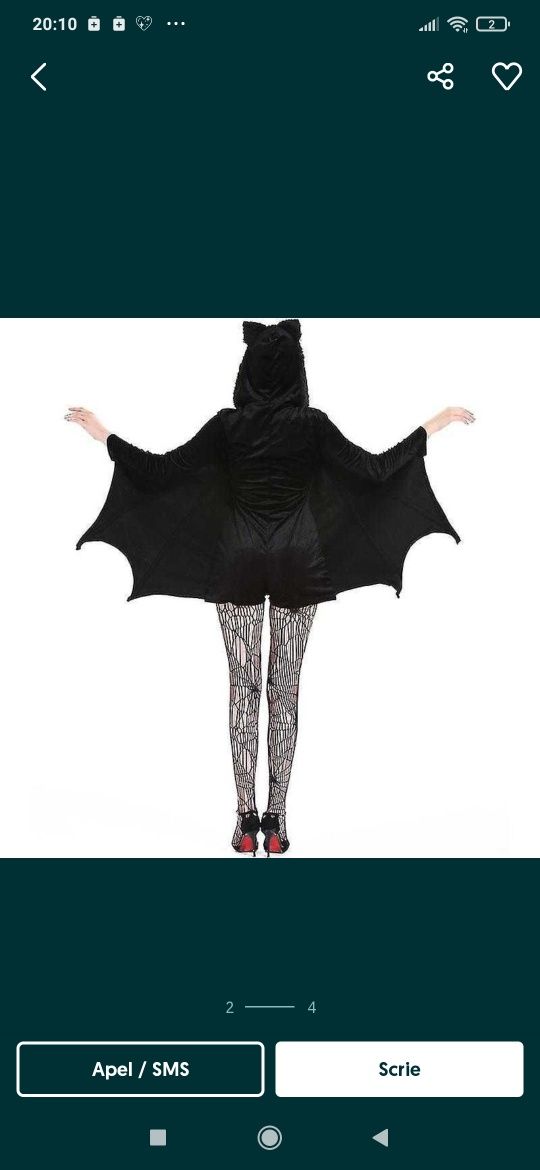 Costum confortabil de Halloween