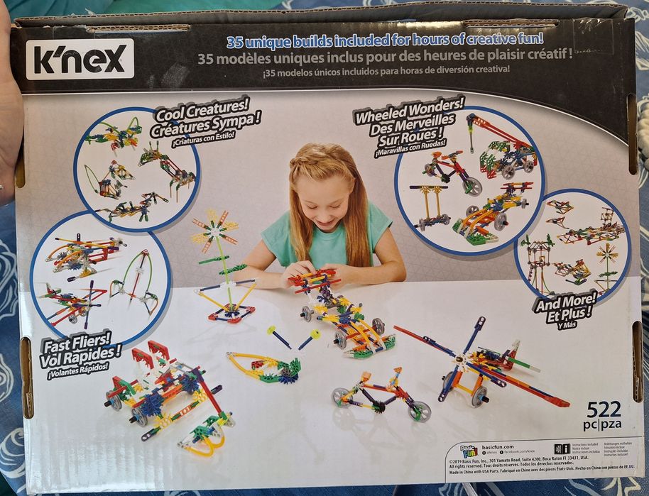 Конструктор KNEX, 522 части, за възраст  7+