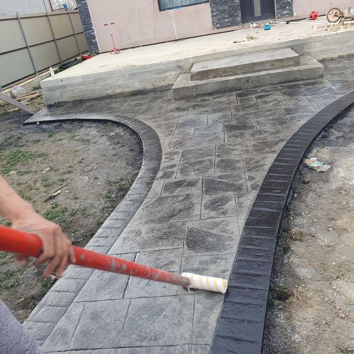 # pavaj din beton amprentat