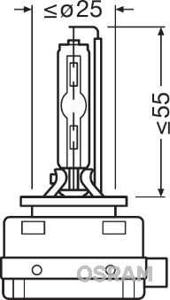 Ксенонова крушка Osram Original Xenarc D1S