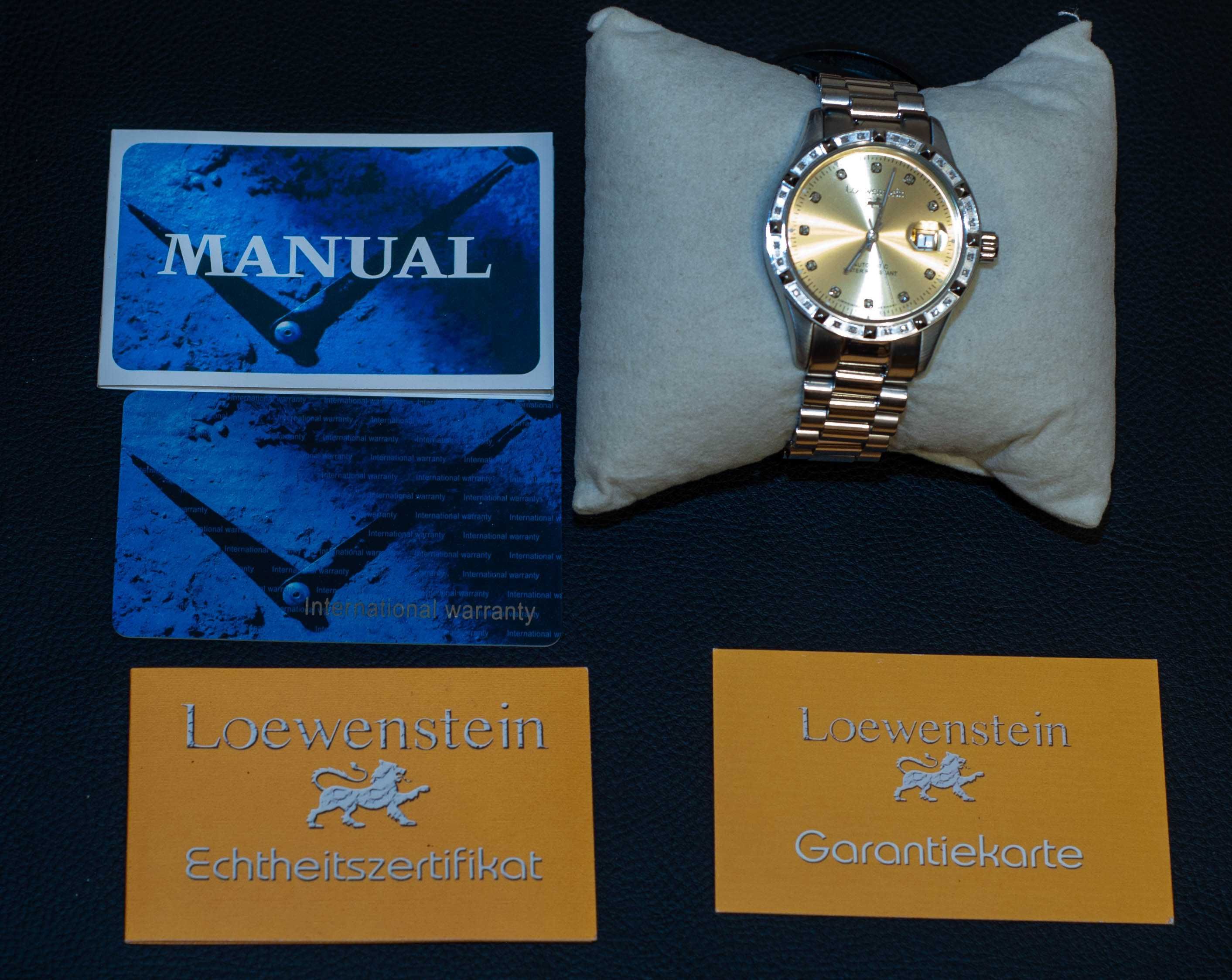 Loewenstein мъжки часовник с истински диаманти