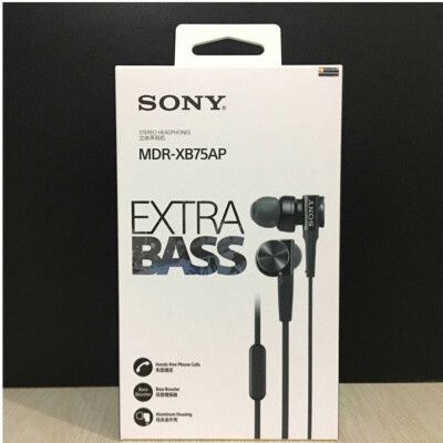 Слушалки Sony Сони MDR-XB75AP EXTRA BASS