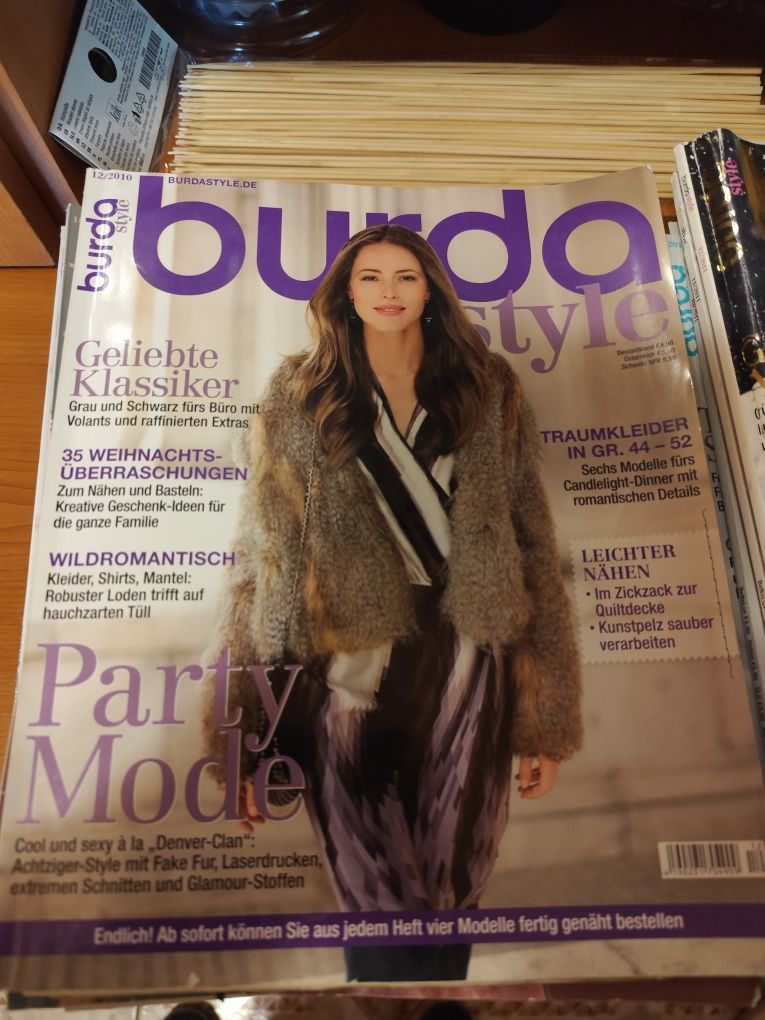 Reviste modă Burda, cu tipare, anii 2010-2016