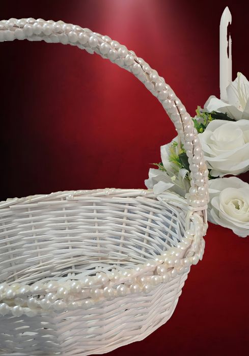 Персонализирана кошница с перли