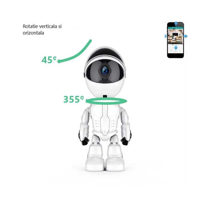 Camera de supraveghere Smart Robot Cu Rotire 360 grade Full HD 1080P