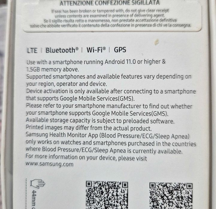 Samsung Galaxy Watch 7 44mm LTE (+BT+GPS+WiFi) green, GARANTIE 08.2026