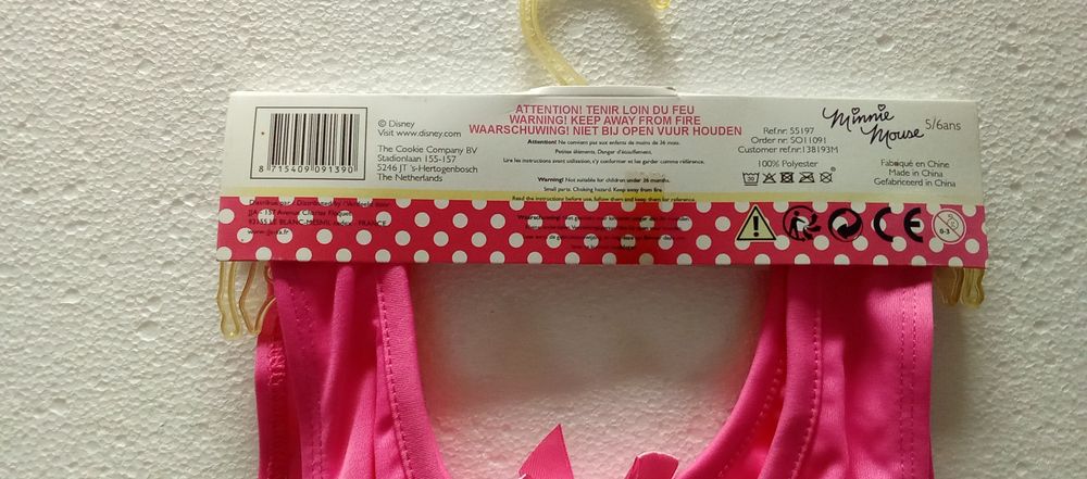 Детска рокля Дисни Мини Маус / Disney Minnie Mouse – оригинална,