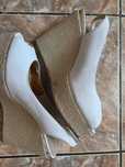 Sandale GUESS, albe, piele, măr. 40