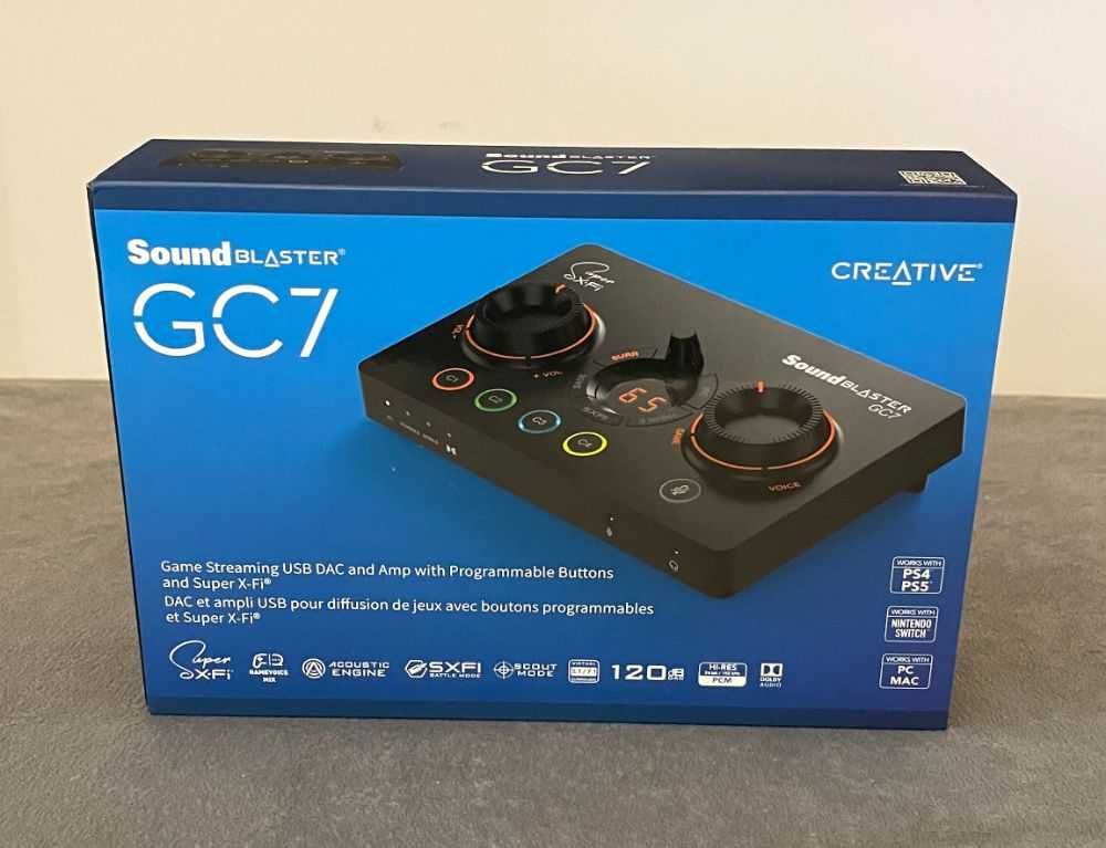 Външна звукова карта DAC Creative Sound Blaster GC7 + Гаранция