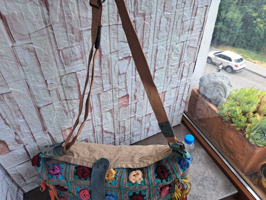 дамска чанта ,плетена торба