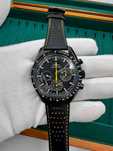 Omega speedmaster black yellow
