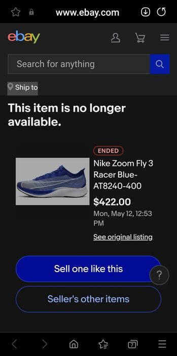 Nike Zoom Fly3 , 46 номер стелка 30см.Като нови