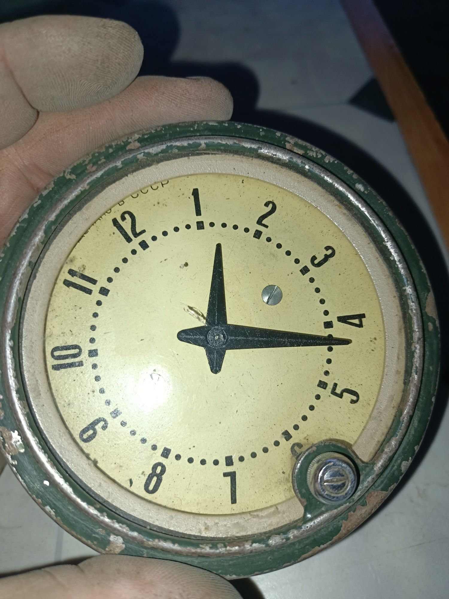 Автомобильные часы ретро , времени СССР - 1968 года выпуска , раритет.