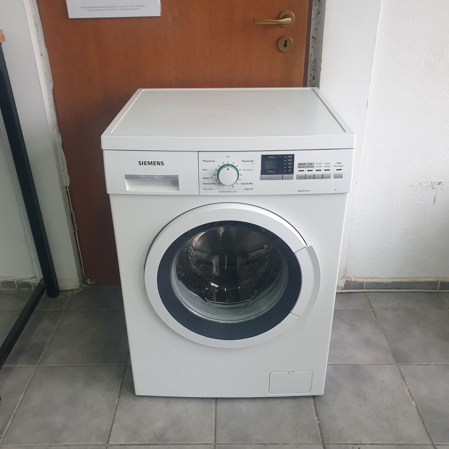 Siemens,  wm16Q300S42. Cuva 7 kg. Import Germania.