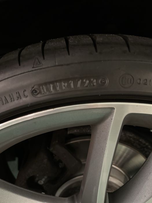 Jante 5x112 Audi OEM 20” Diamond Cut + cauciucuri 2023 A4/A5/A7