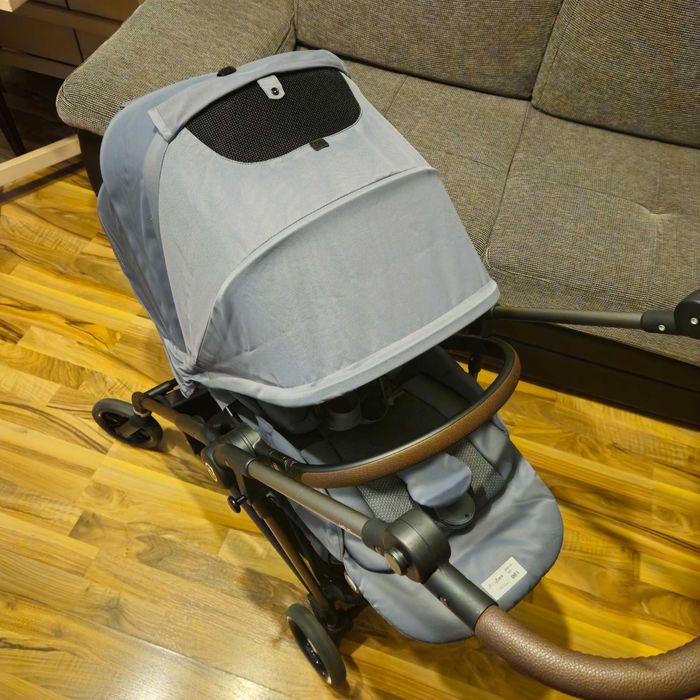 Бебешка количка Cybex Melio + стол за кола Cybex Aton Basic с адаптери