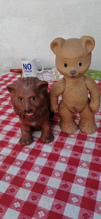 papusi jucarii aradeanca leu  si  urs in stare  buna 180lei