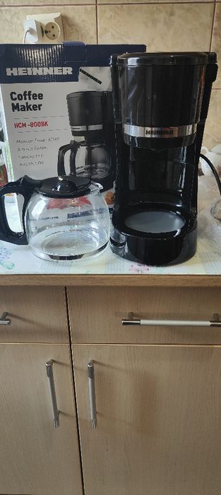 Cafetiera Heinner HCM-800BK, 800W, 1.5L, Negru