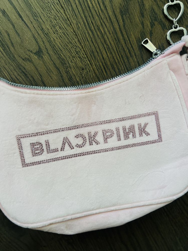Чанта (плюшена) Black pink
