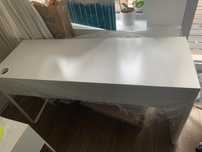 Бяло бюро Micke на IKEA 145/50 см