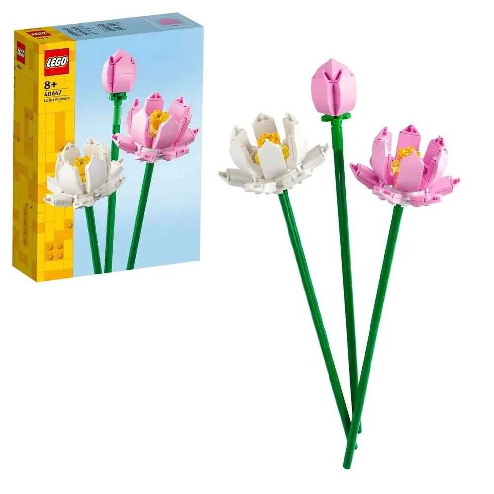 Пластиковый Конструктор LEGO Lotus Flowers Цветы лотоса