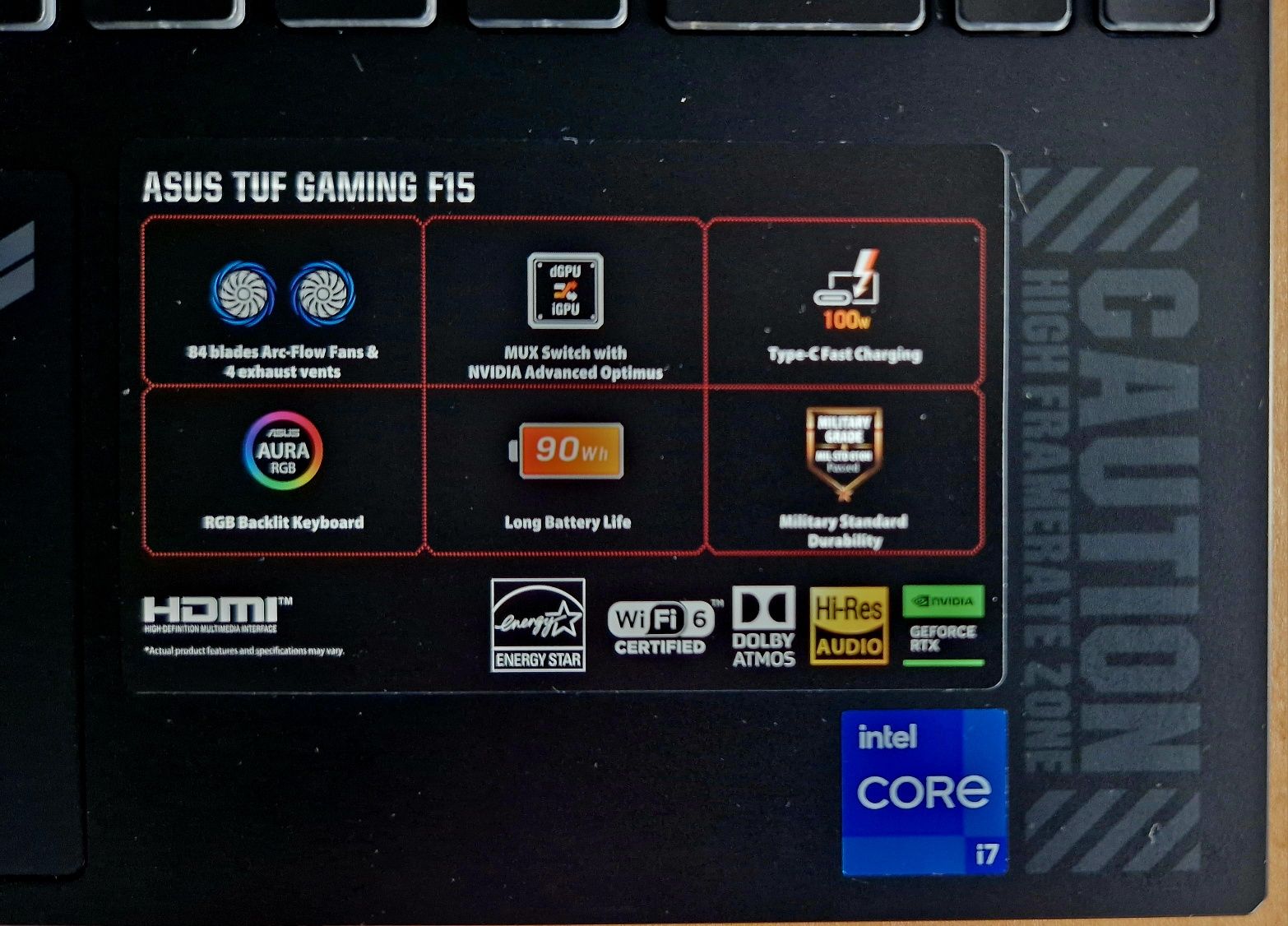 Геймърски Лаптоп Asus TUF Gaming F15
