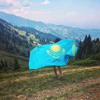 Флаг Казахстана новый