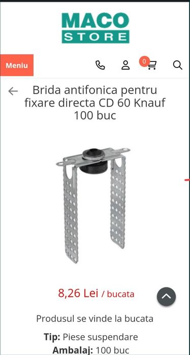 Bride antifonice pentru gips carton
