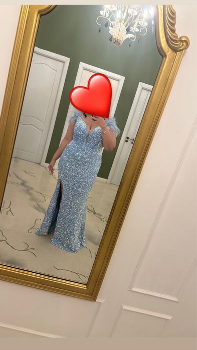 Vand rochie baby blue marimea 3xl