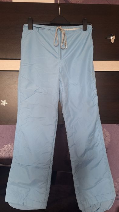 Pantaloni ski culoare baby blue