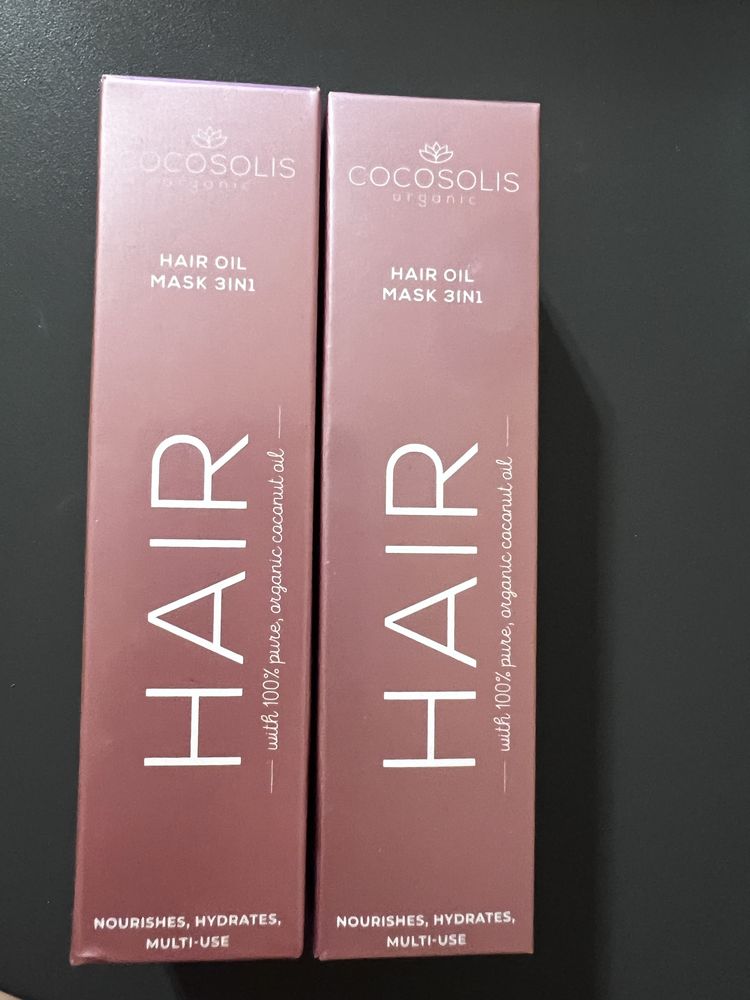 HAIR Oil Mask 3in1 Cocosolis, ROSE Purify Oil Cleanser,Sol De Janeiro