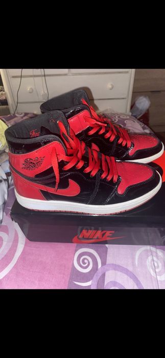 Adidași stil sport high-top roșu/negru – calitate premium