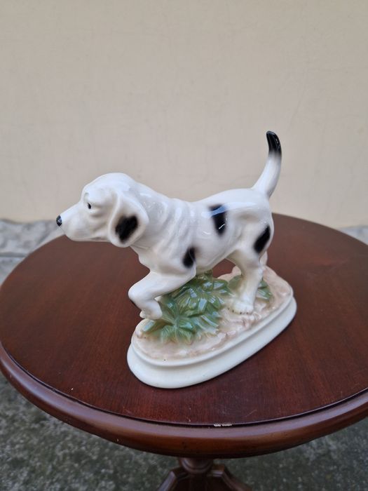 Страхотна антикварна английска порцеланова фигура статуетка