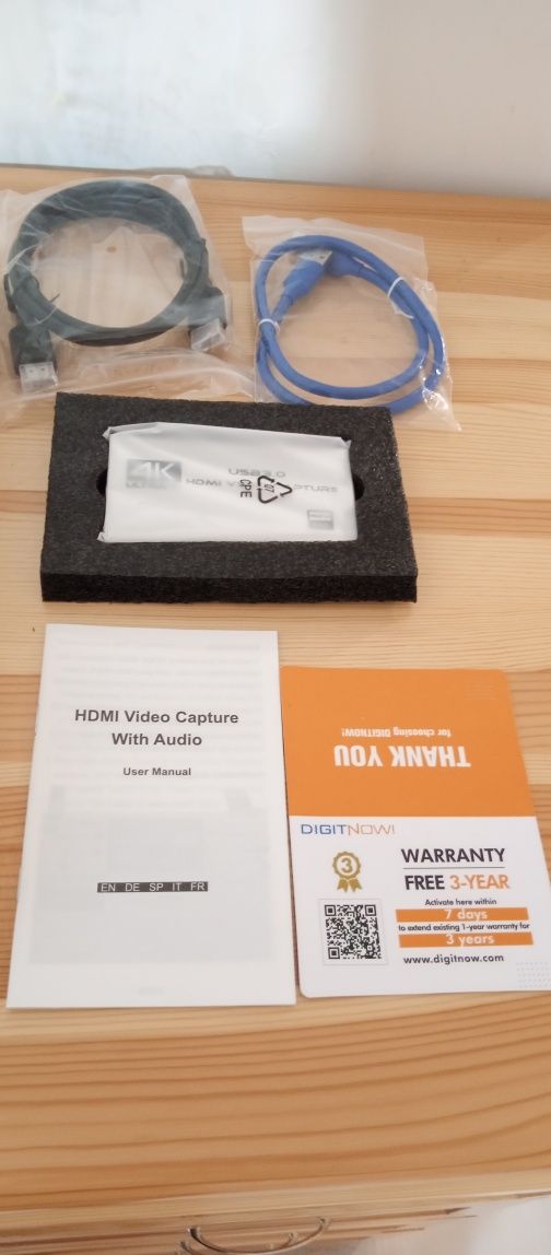 Audio video capture Card 4К  - V316S - DE - T