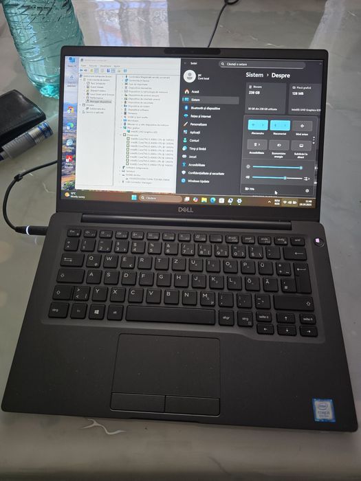 Laptop Dell 7400, display touchscreen, i5-8365, ram 16gb,  ssd 256gb,