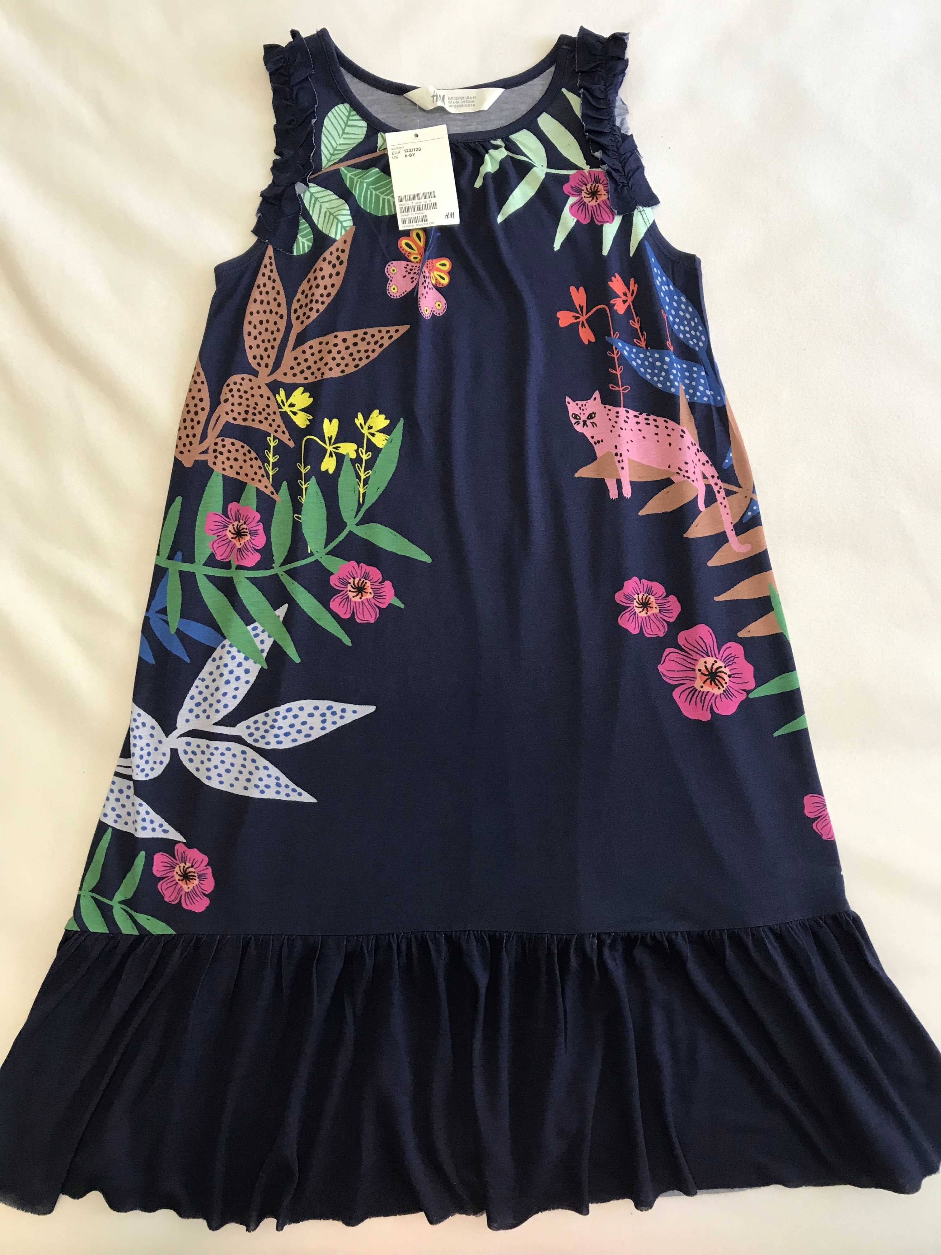 НОВА красива дълга рокля на H&M за момиченце